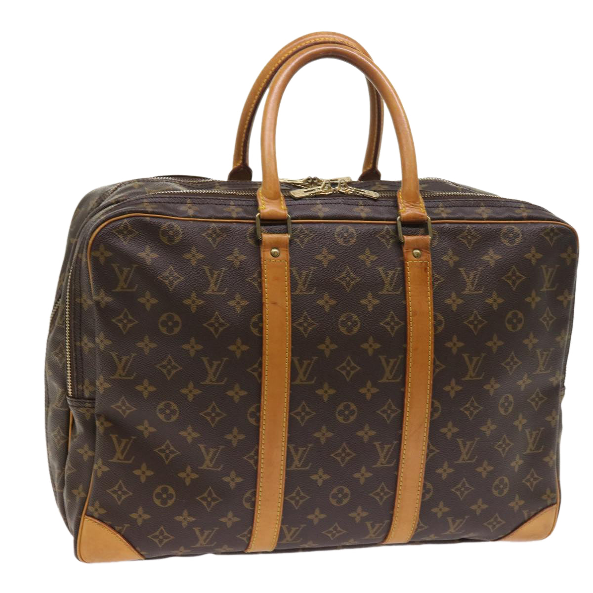 LOUIS VUITTON Monogram Sac 48 Earl Boston Bag M41383 LV Auth bs8458