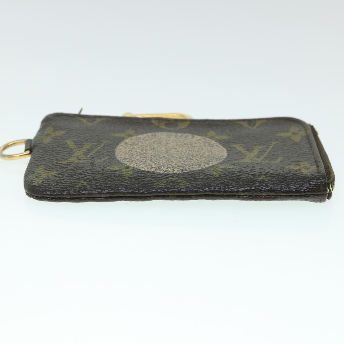 LOUIS VUITTON Monogram T&B Pochette Cles Coin Purse M58025 LV Auth bs8466