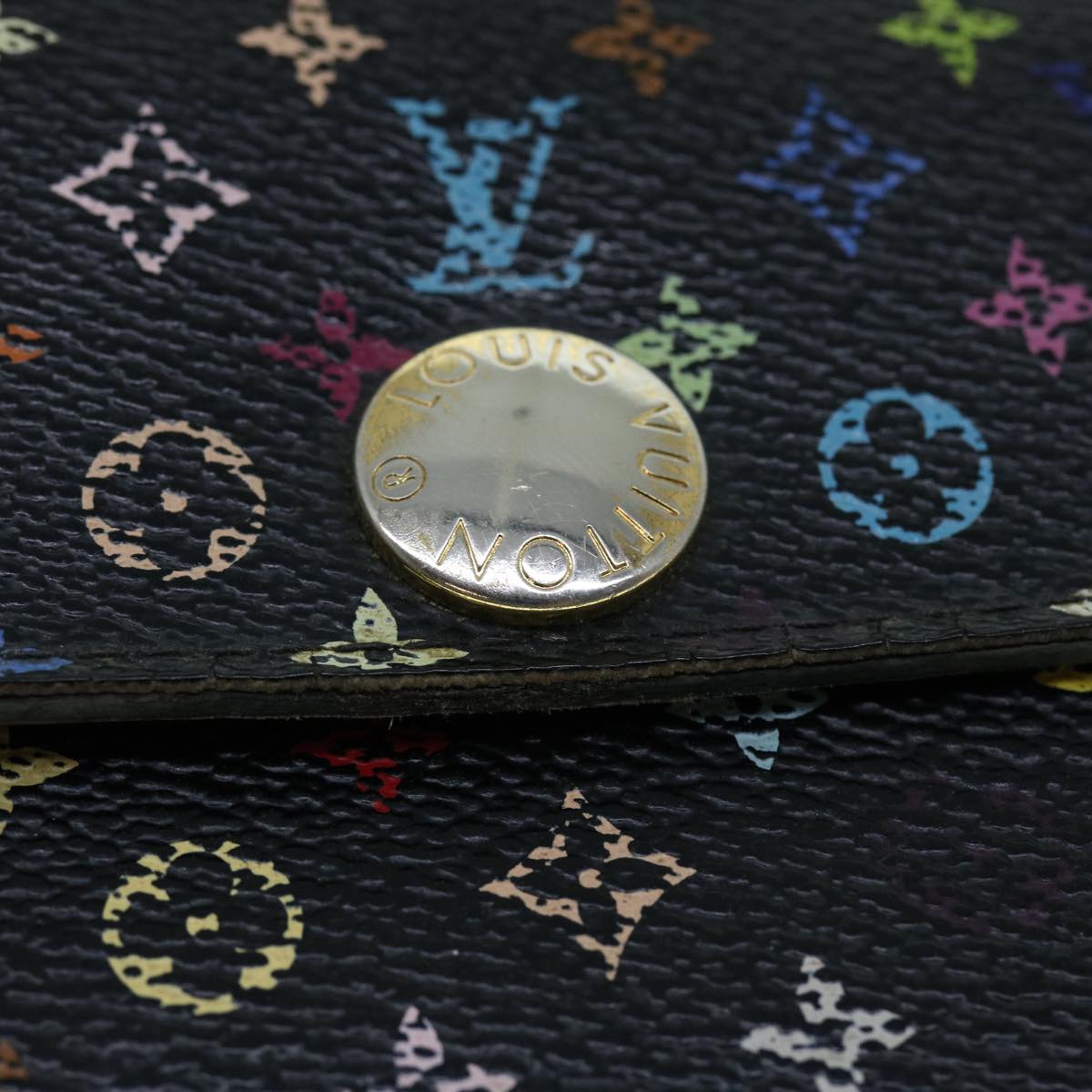 LOUIS VUITTON Monogram Multicolor PortefeuilleSarah Wallet M93747 LV Auth bs8503