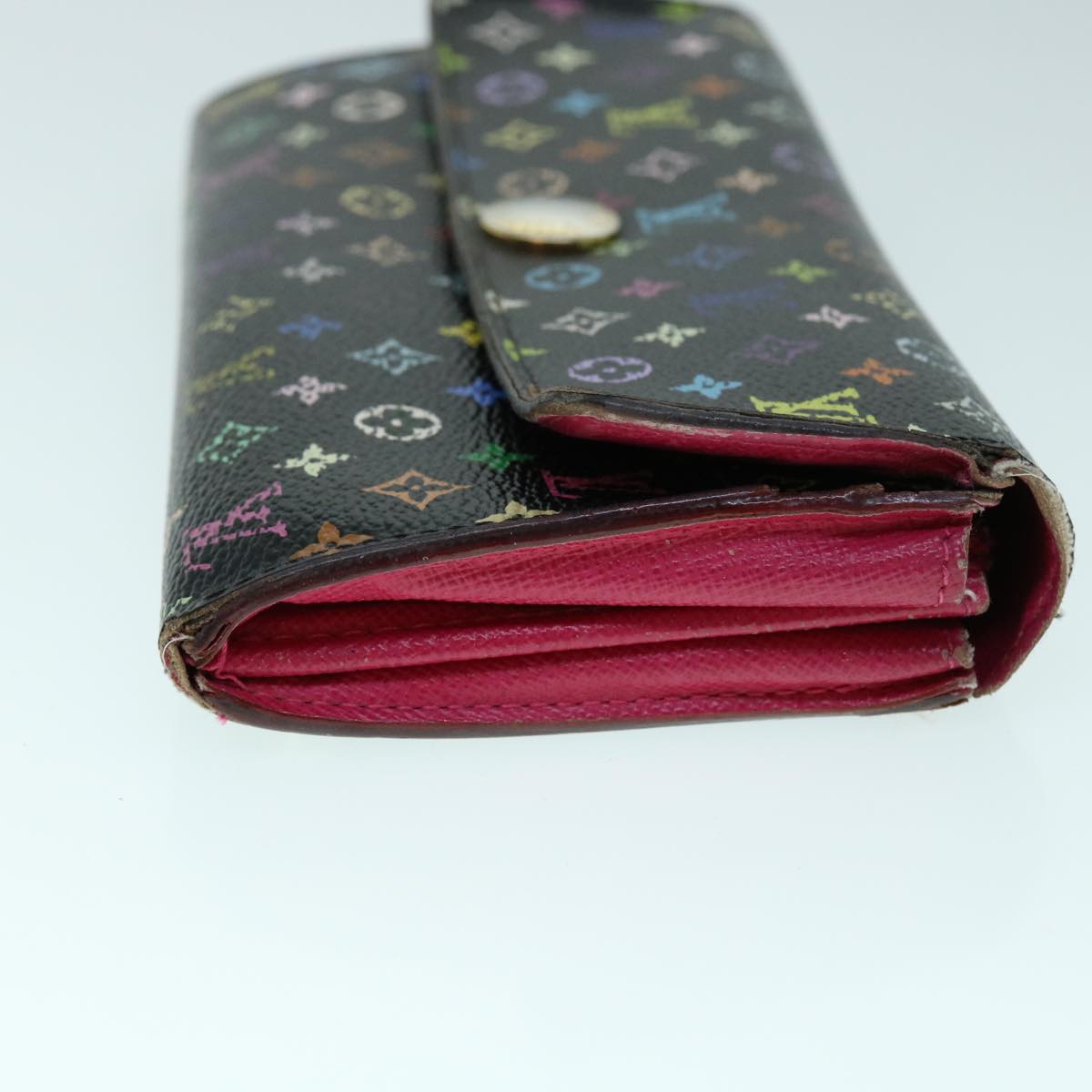 LOUIS VUITTON Monogram Multicolor PortefeuilleSarah Wallet M93747 LV Auth bs8503