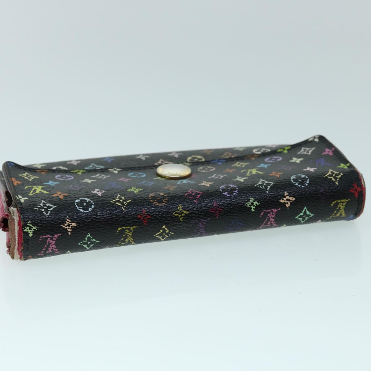 LOUIS VUITTON Monogram Multicolor PortefeuilleSarah Wallet M93747 LV Auth bs8503