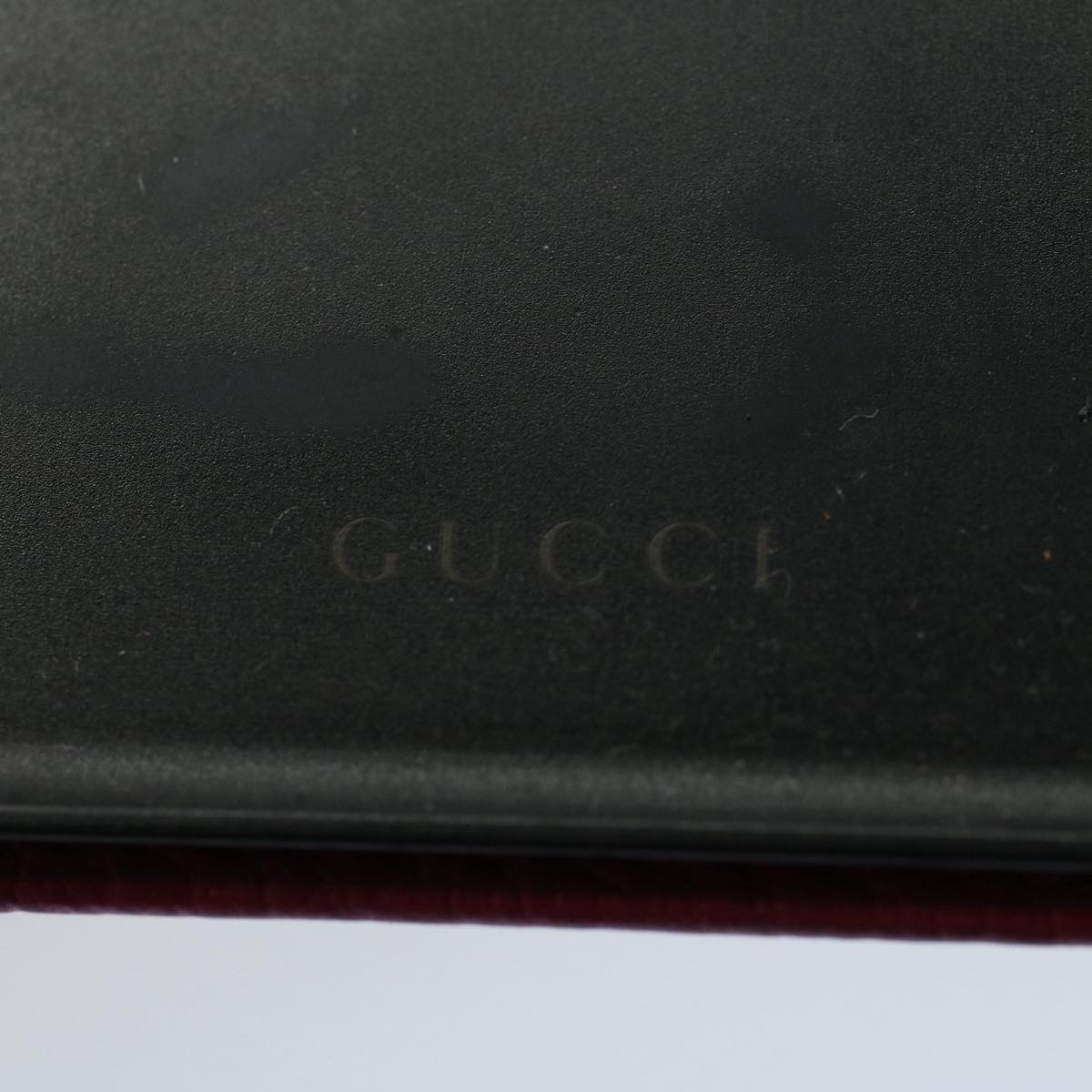 GUCCI GG Canvas Wallet Leather Canvas 6Set Beige Black Red Auth bs8514