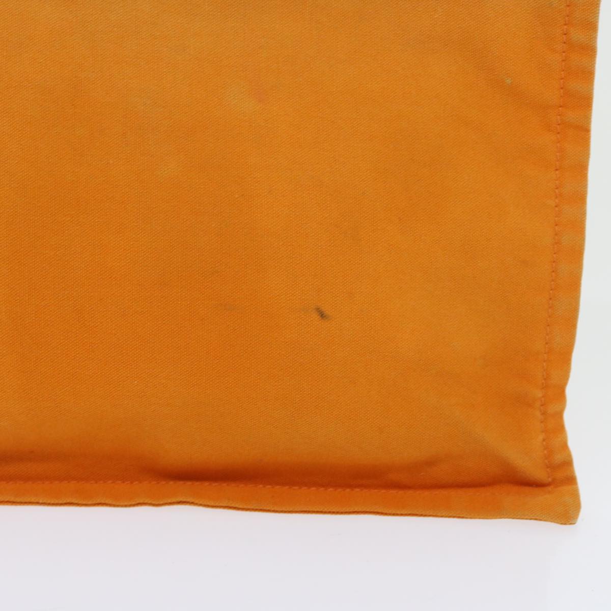 HERMES Large Medium Small Pouch Canvas 3Set Orange Auth bs8593