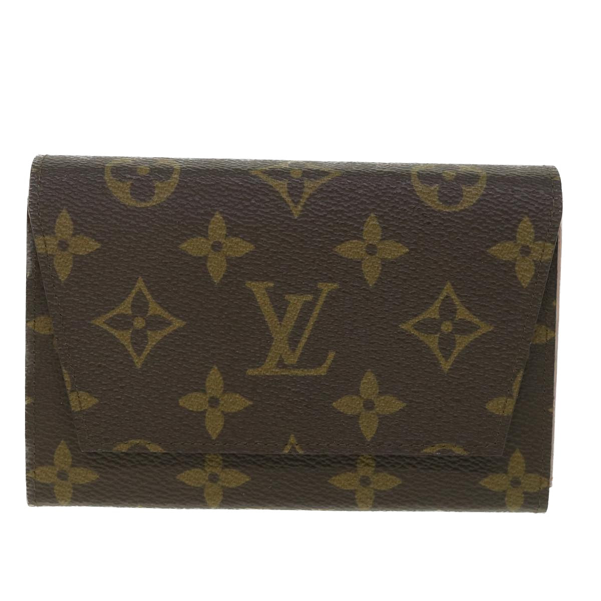 LOUIS VUITTON Monogram Playing Cards Case LV Auth bs8667