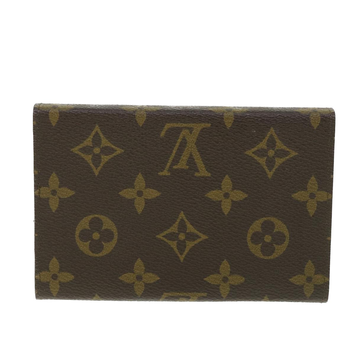 LOUIS VUITTON Monogram Playing Cards Case LV Auth bs8667