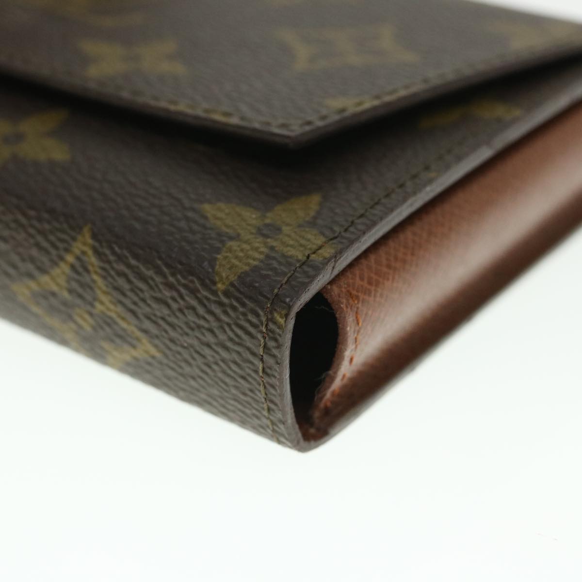 LOUIS VUITTON Monogram Playing Cards Case LV Auth bs8667