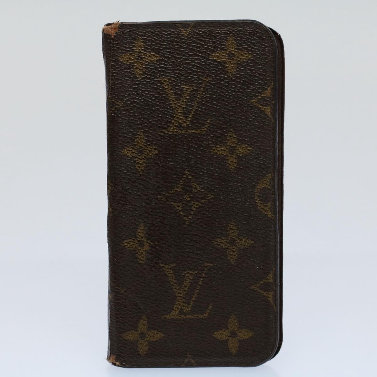 LOUIS VUITTON Monogram Epi Damier Ebene Wallet 5Set Black LV Auth bs8683