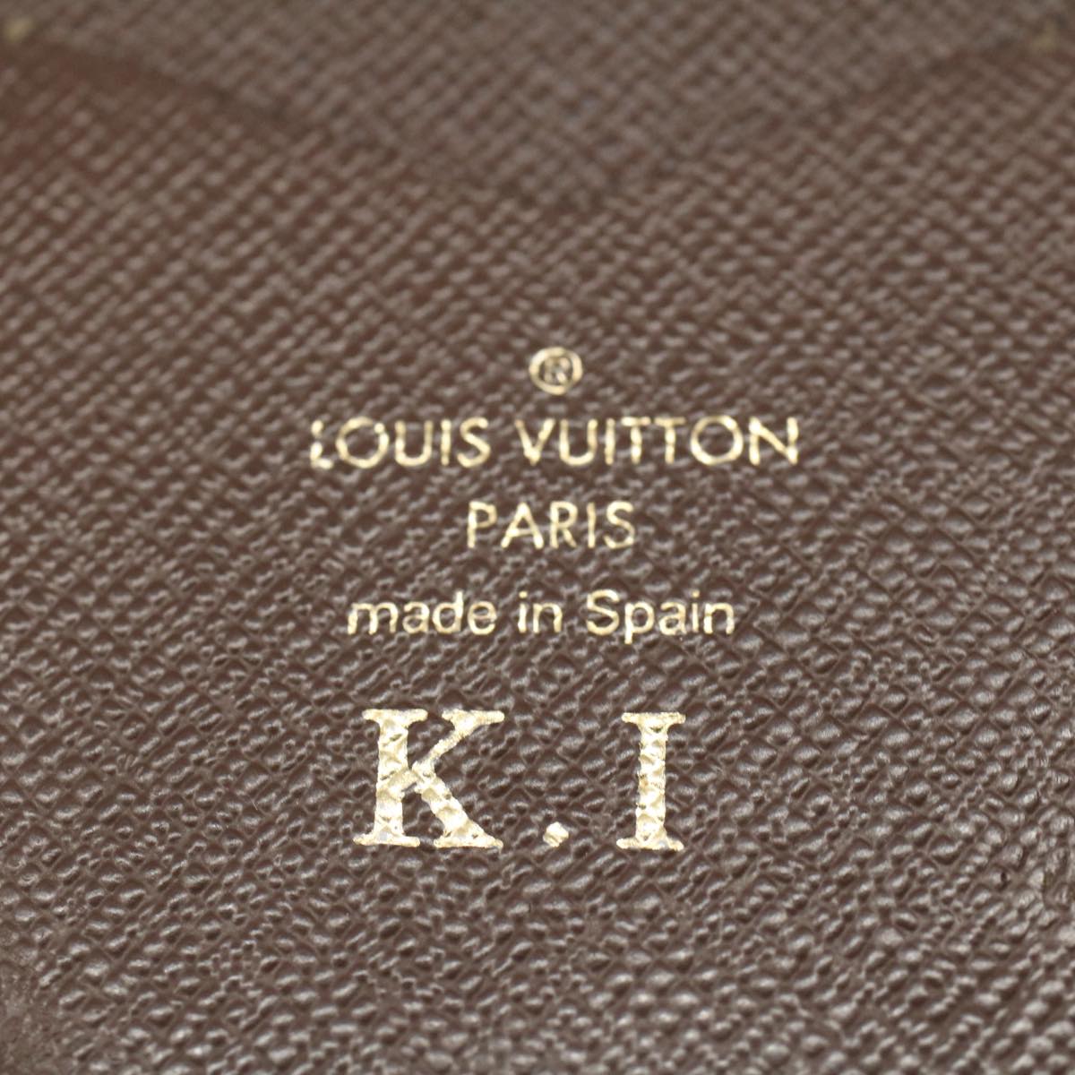 LOUIS VUITTON Monogram Epi Damier Ebene Wallet 5Set Black LV Auth bs8683