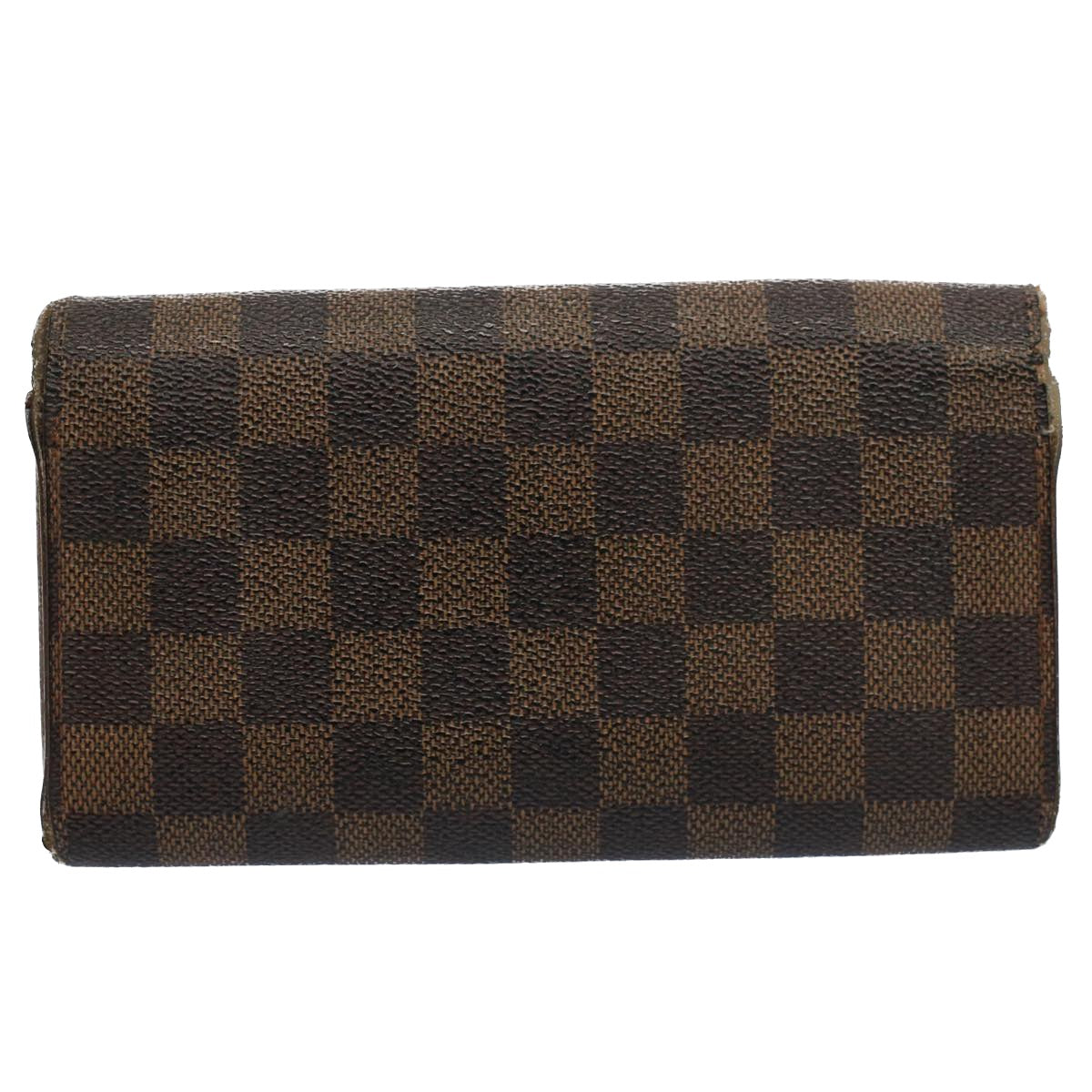 LOUIS VUITTON Monogram Epi Damier Ebene Wallet 5Set Black LV Auth bs8683