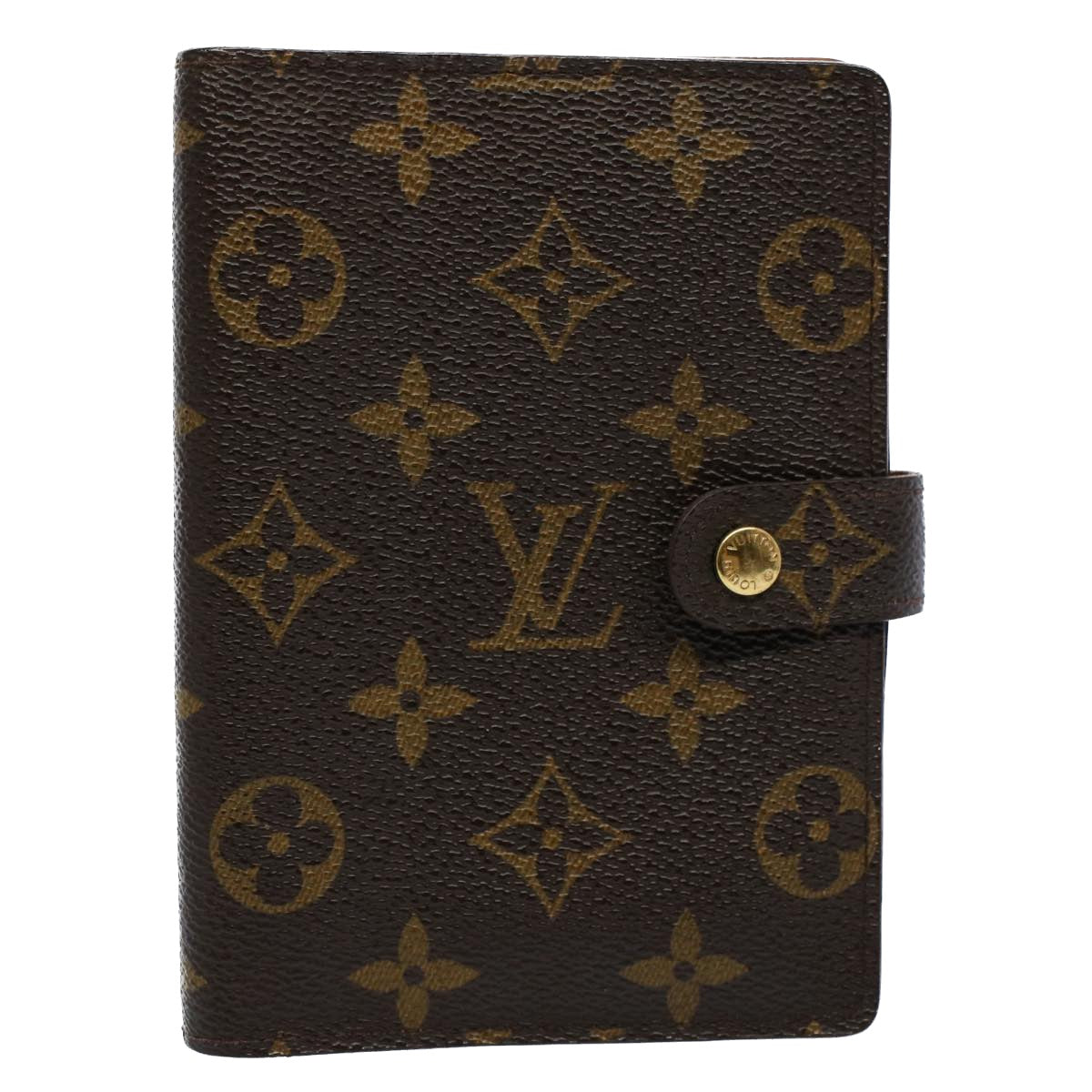 LOUIS VUITTON Monogram Agenda PM Day Planner Cover R20005 LV Auth bs8719