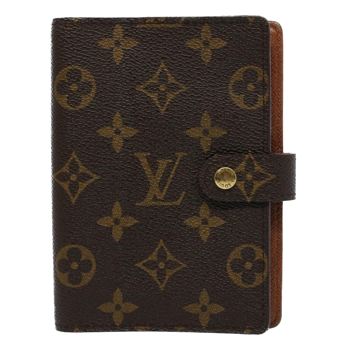 LOUIS VUITTON Monogram Agenda PM Day Planner Cover R20005 LV Auth bs8721