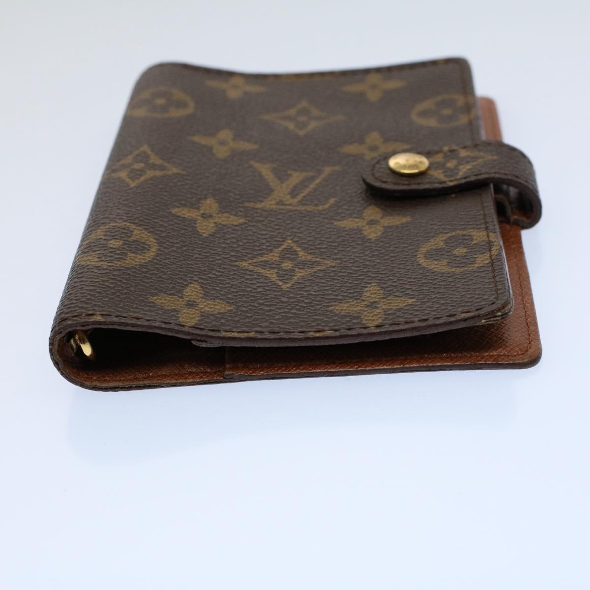 LOUIS VUITTON Monogram Agenda PM Day Planner Cover R20005 LV Auth bs8721