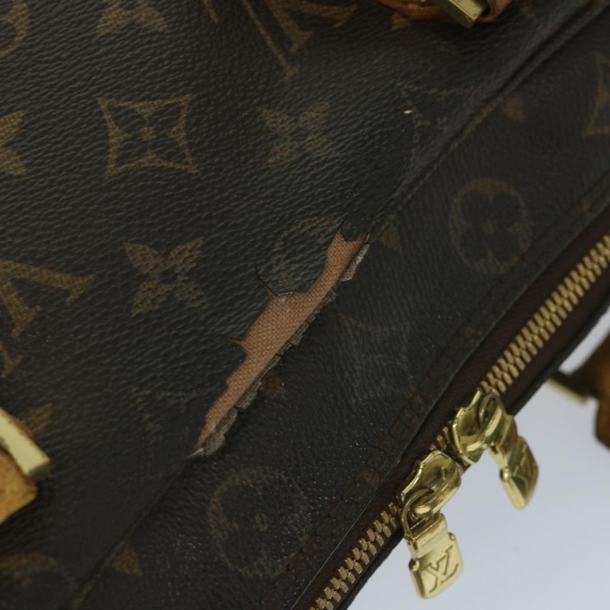 LOUIS VUITTON Monogram Sac Bosphore Hand Bag 2way M40043 LV Auth bs8941