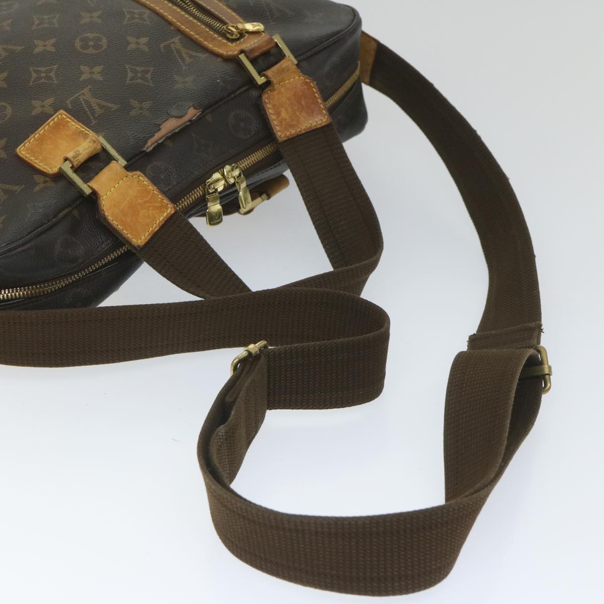 LOUIS VUITTON Monogram Sac Bosphore Hand Bag 2way M40043 LV Auth bs8941