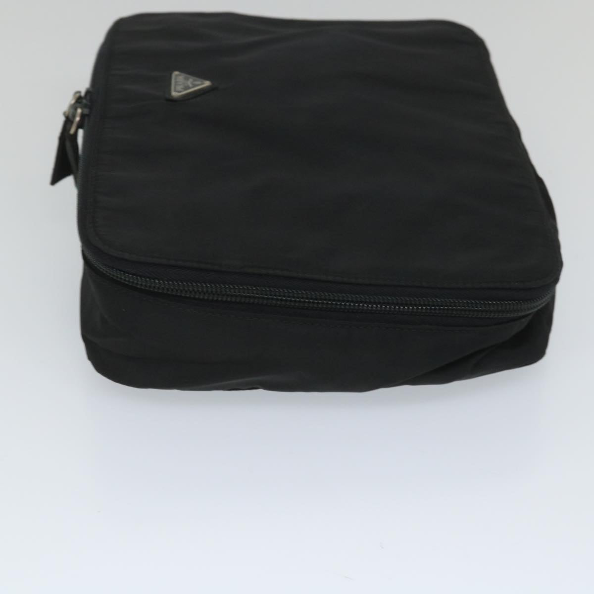 PRADA Pouch Nylon Black Auth bs9141