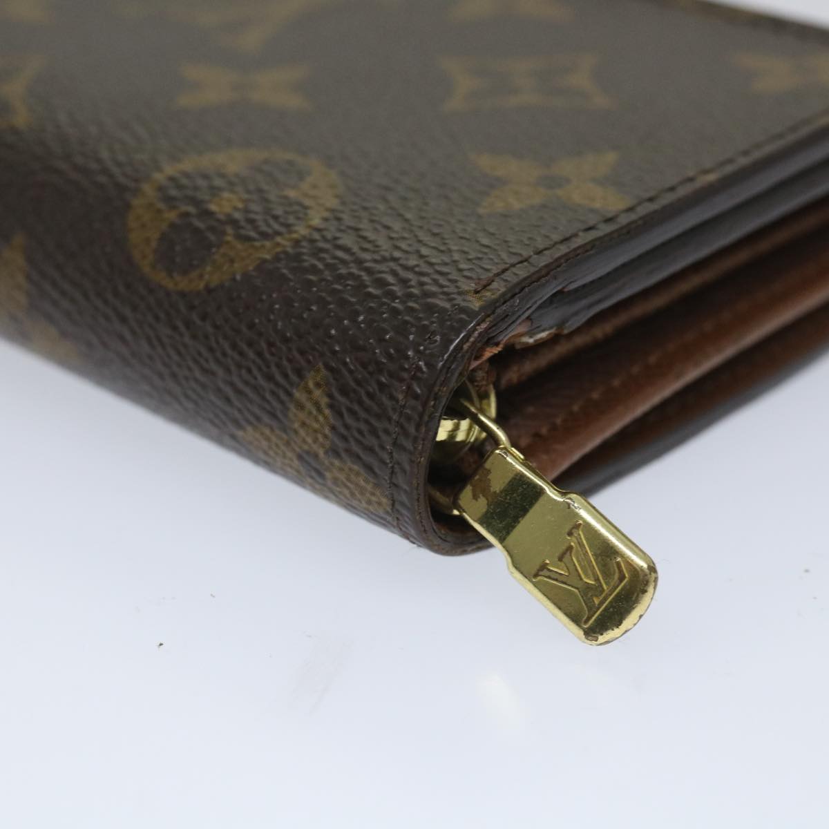 LOUIS VUITTON Monogram Portefeuille Tresol Wallet M61736 LV Auth bs9190