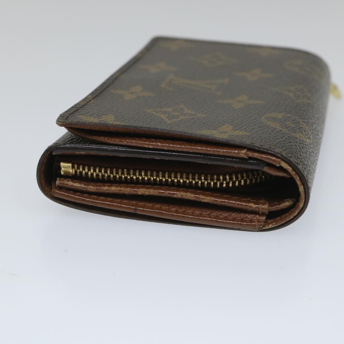 LOUIS VUITTON Monogram Portefeuille Tresol Wallet M61736 LV Auth bs9190