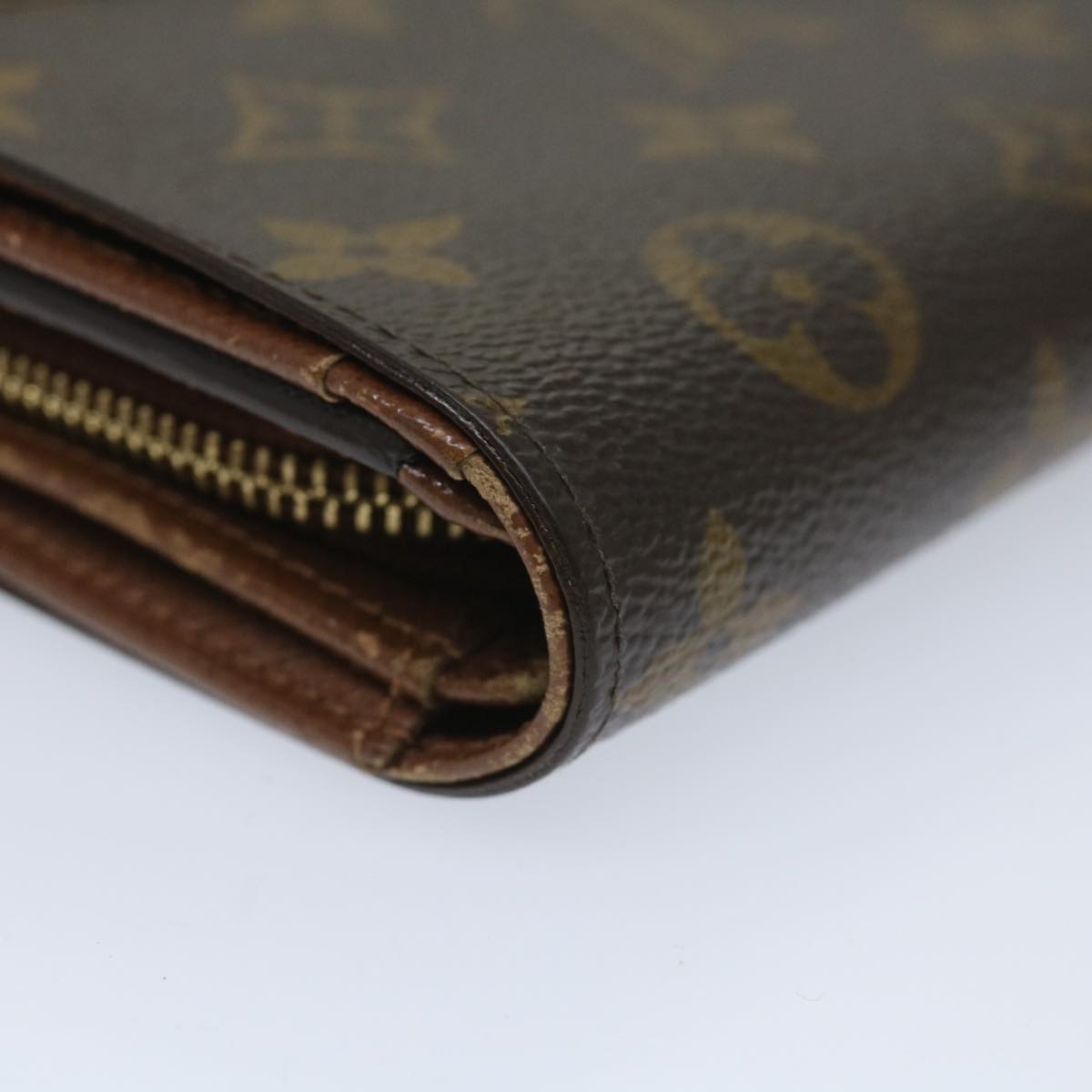 LOUIS VUITTON Monogram Portefeuille Tresol Wallet M61736 LV Auth bs9190