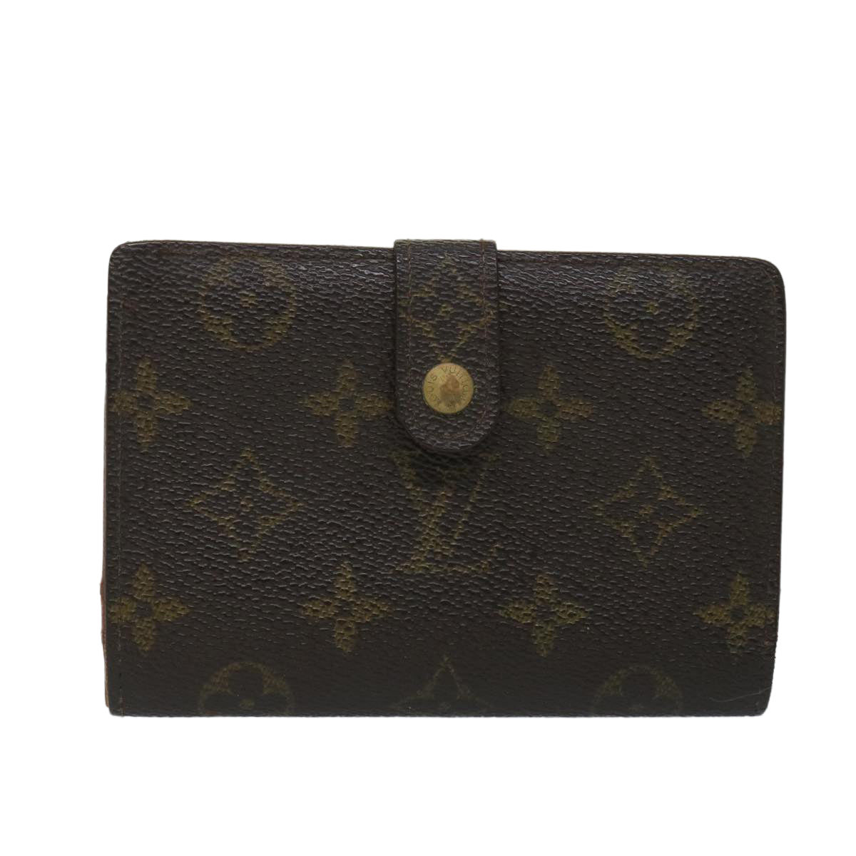 LOUIS VUITTON Monogram Porte Monnaie Billets Viennois Wallet M61663 Auth bs9191