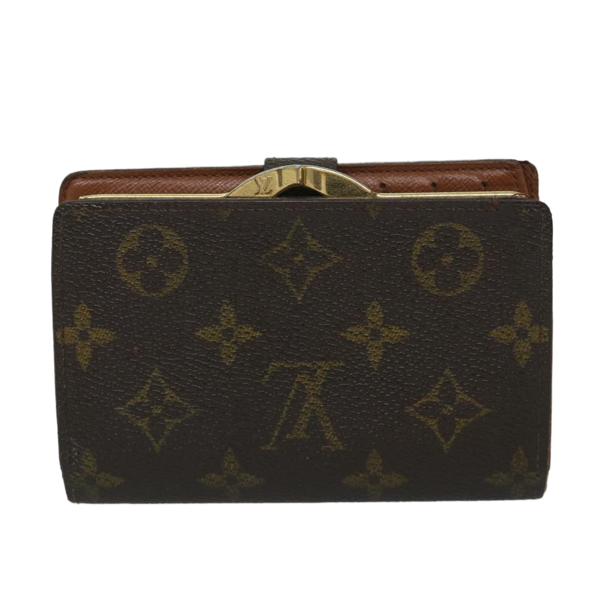 LOUIS VUITTON Monogram Porte Monnaie Billets Viennois Wallet M61663 Auth bs9191