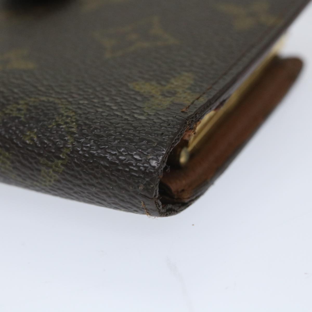 LOUIS VUITTON Monogram Porte Monnaie Billets Viennois Wallet M61663 Auth bs9191