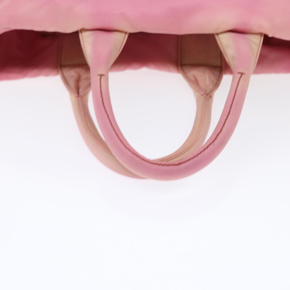 PRADA Hand Bag Nylon 2way Pink Auth bs9228