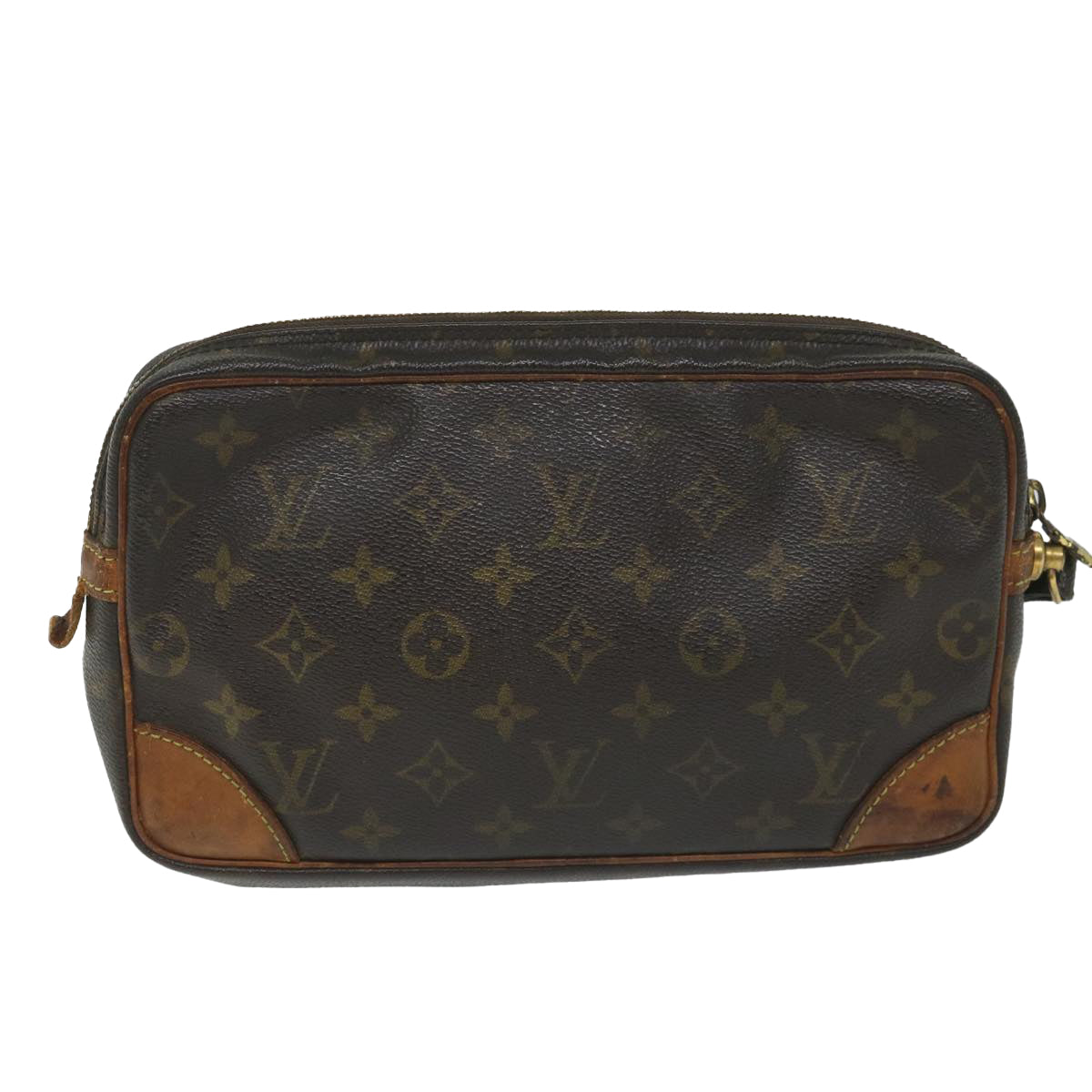 LOUIS VUITTON Monogram Marly Dragonne GM Clutch Bag M51825 LV Auth bs9251