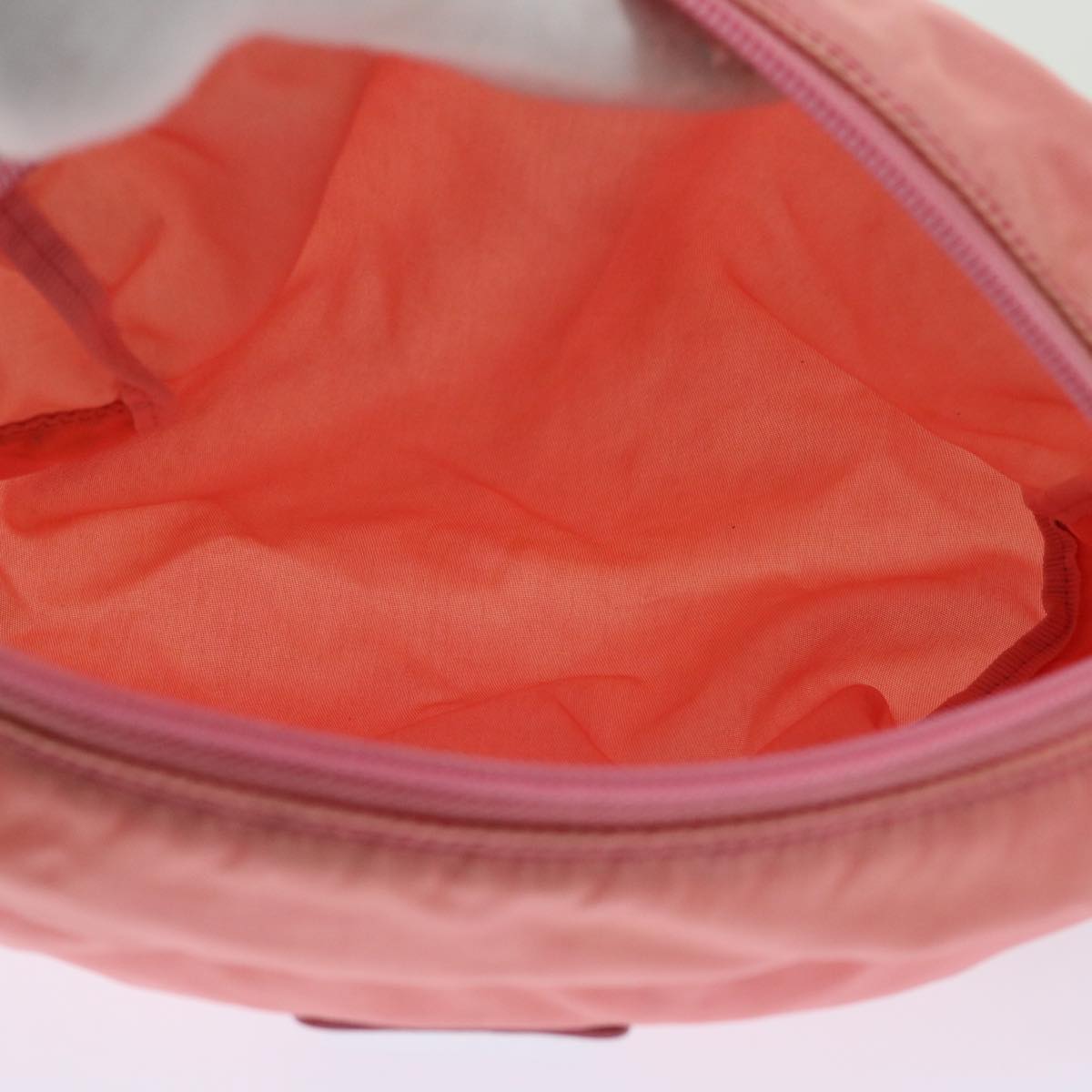 PRADA Pouch Nylon Pink Auth bs9264