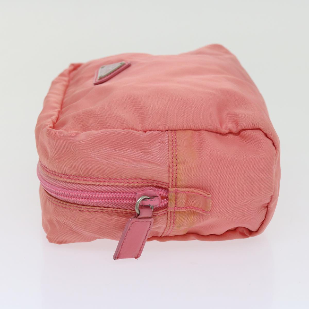 PRADA Pouch Nylon Pink Auth bs9264