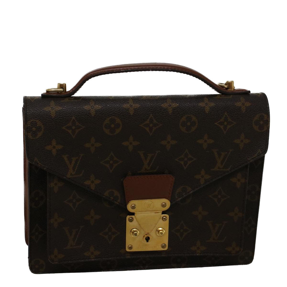 LOUIS VUITTON Monogram Monceau 26 Shoulder Bag M51187 LV Auth bs9289