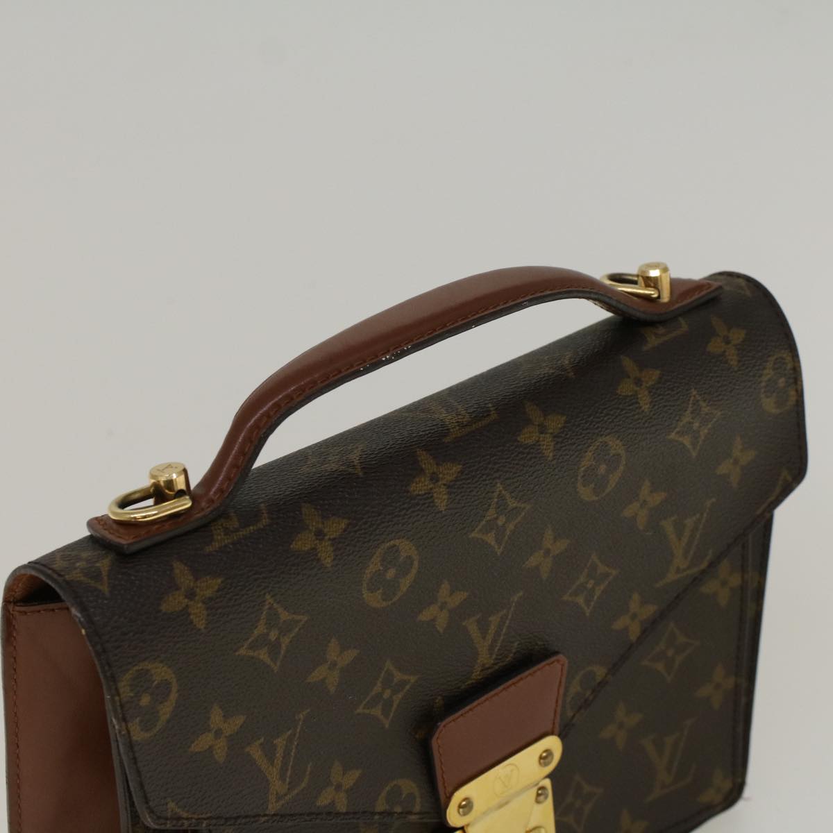 LOUIS VUITTON Monogram Monceau 26 Shoulder Bag M51187 LV Auth bs9289