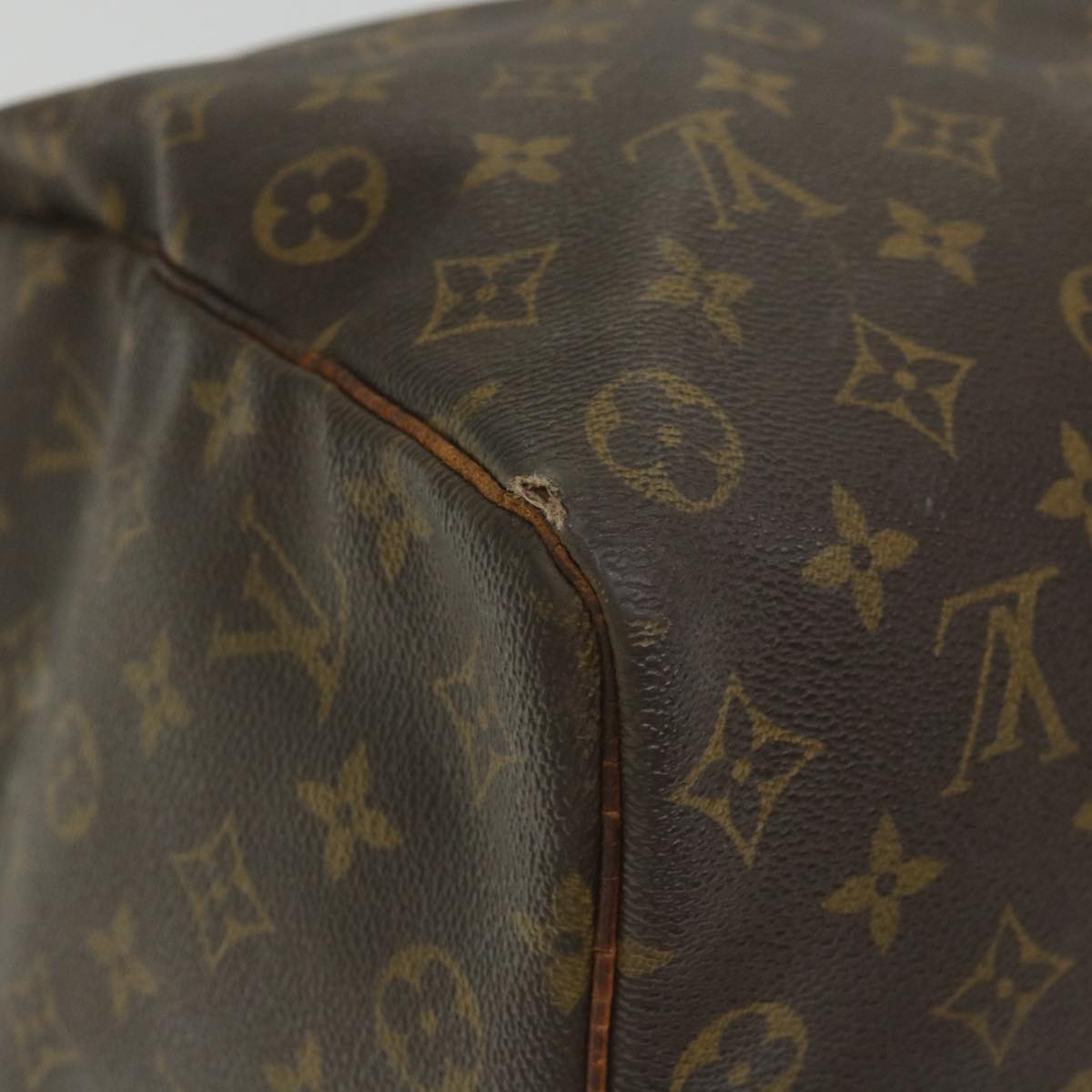 LOUIS VUITTON Monogram Keepall 50 Boston Bag M41426 LV Auth bs9306