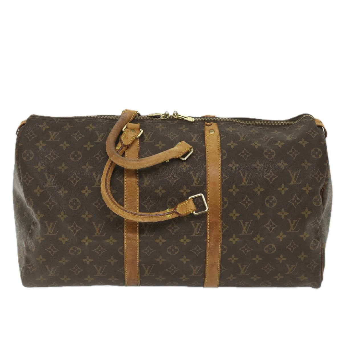 LOUIS VUITTON Monogram Keepall 50 Boston Bag M41426 LV Auth bs9306