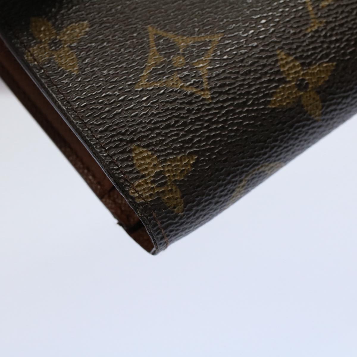 LOUIS VUITTON Monogram Porte Monnaie Billets Viennois Wallet M61663 Auth bs9312