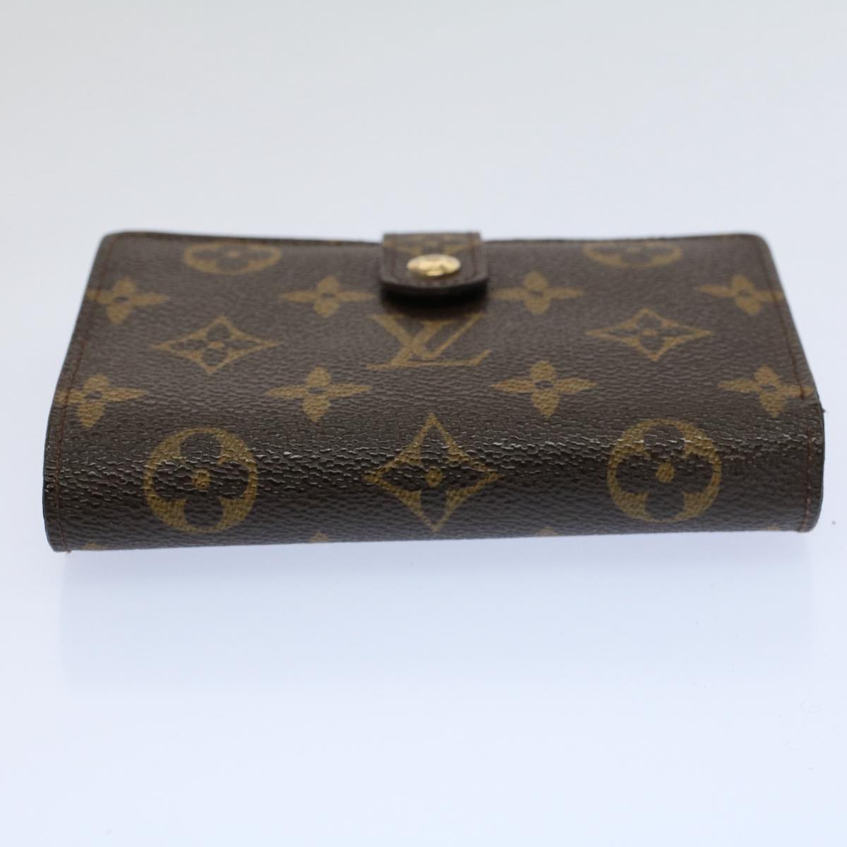 LOUIS VUITTON Monogram Porte Monnaie Billets Viennois Wallet M61663 Auth bs9312