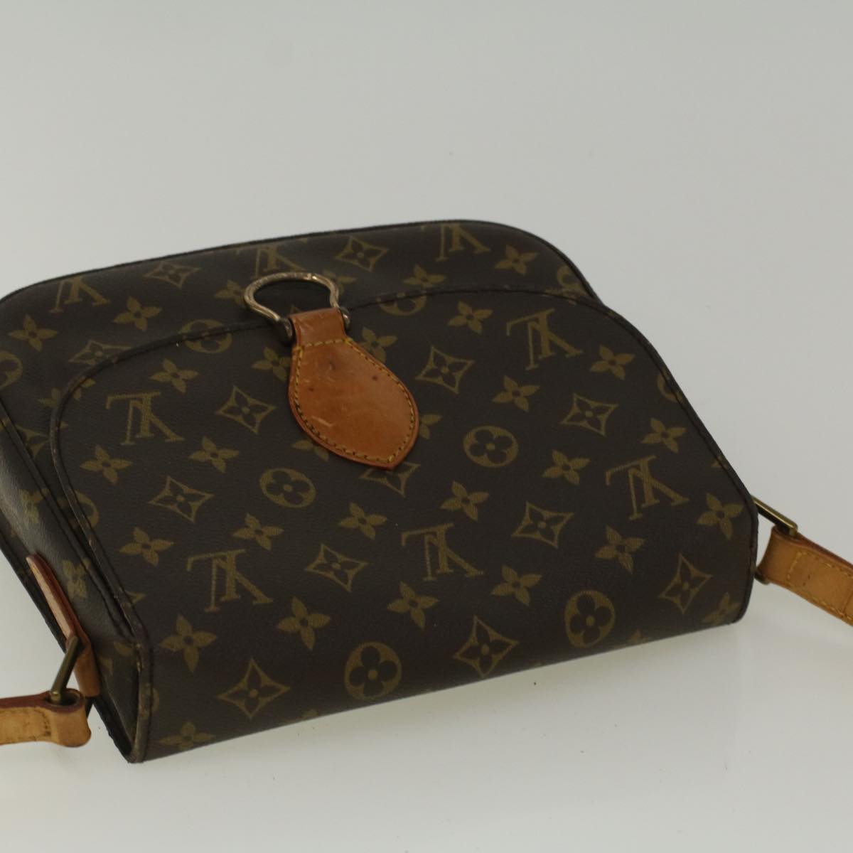 LOUIS VUITTON Monogram Saint Cloud GM Shoulder Bag M51242 LV Auth bs9371