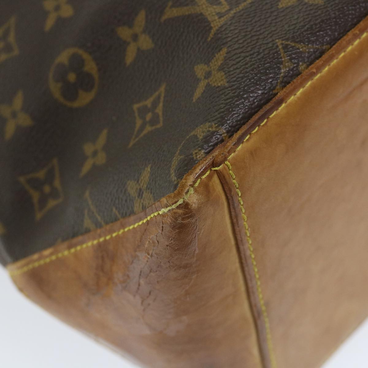 LOUIS VUITTON Monogram Cabas Mezzo Tote Bag M51151 LV Auth bs9376