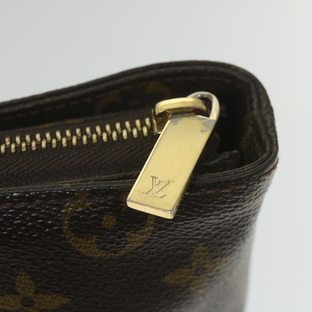 LOUIS VUITTON Monogram Cabas Mezzo Tote Bag M51151 LV Auth bs9376