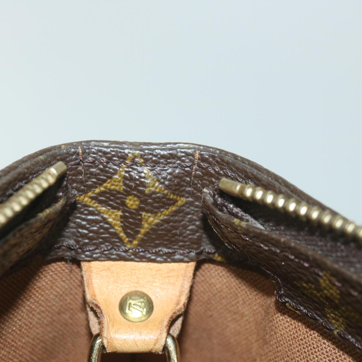 LOUIS VUITTON Monogram Cabas Mezzo Tote Bag M51151 LV Auth bs9376