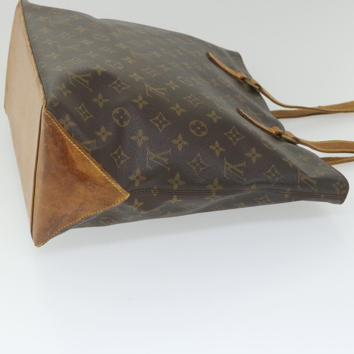 LOUIS VUITTON Monogram Cabas Mezzo Tote Bag M51151 LV Auth bs9376