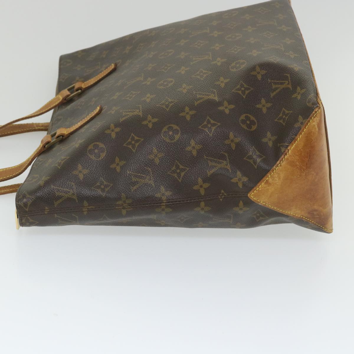 LOUIS VUITTON Monogram Cabas Mezzo Tote Bag M51151 LV Auth bs9376