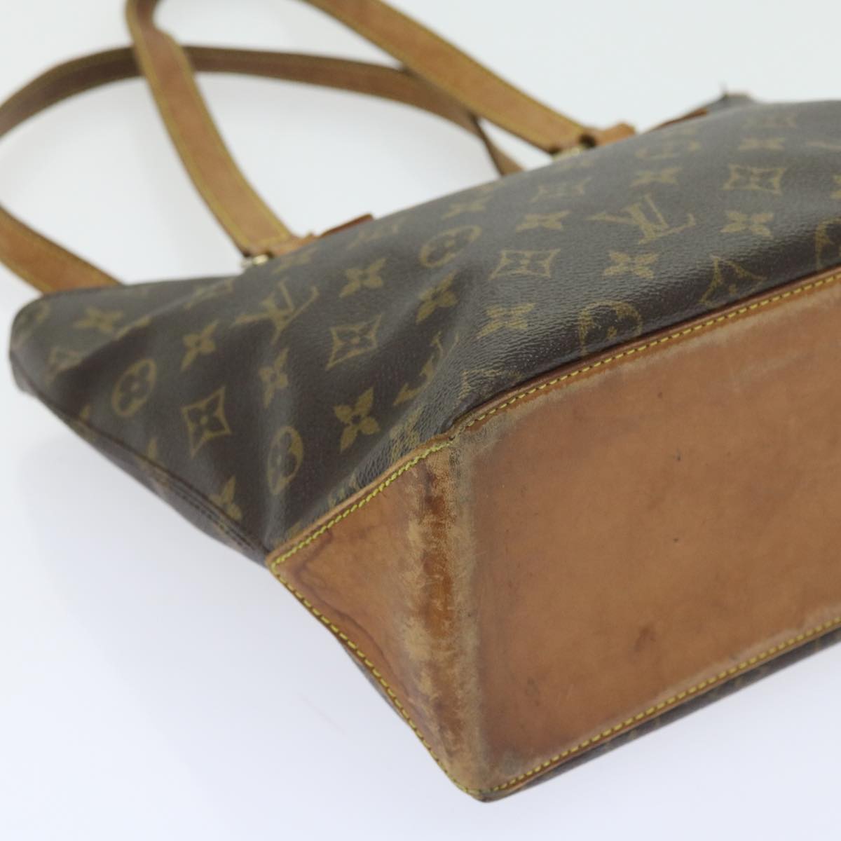 LOUIS VUITTON Monogram Cabas Piano Tote Bag M51148 LV Auth bs9405