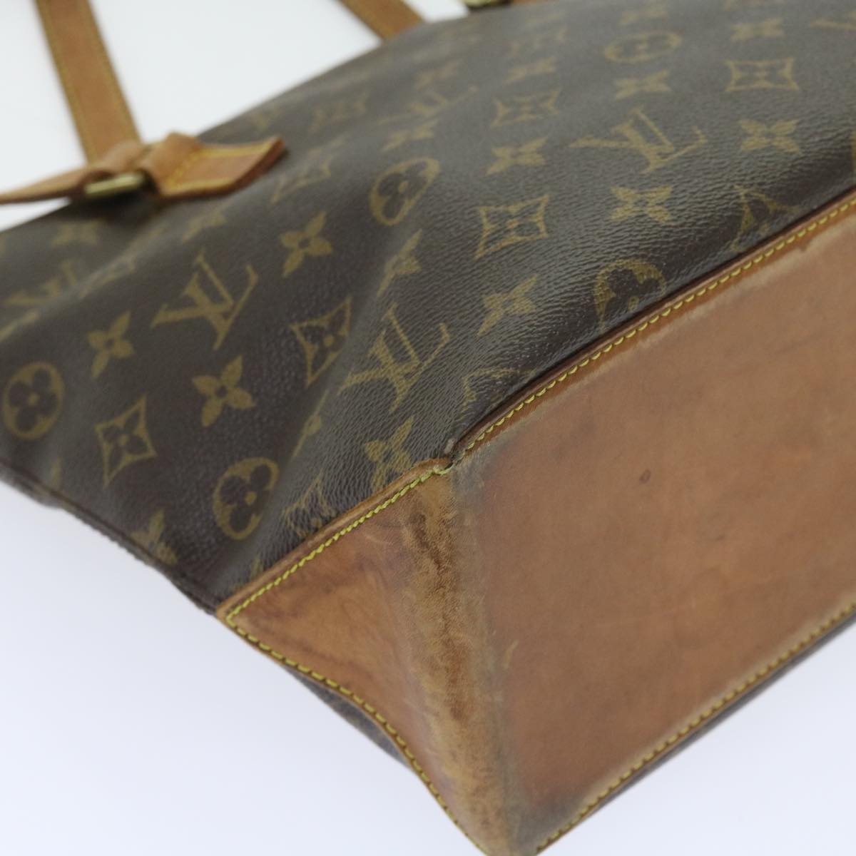 LOUIS VUITTON Monogram Cabas Piano Tote Bag M51148 LV Auth bs9405