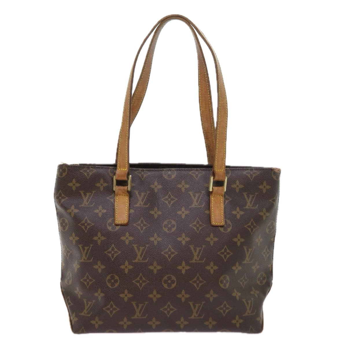 LOUIS VUITTON Monogram Cabas Piano Tote Bag M51148 LV Auth bs9405