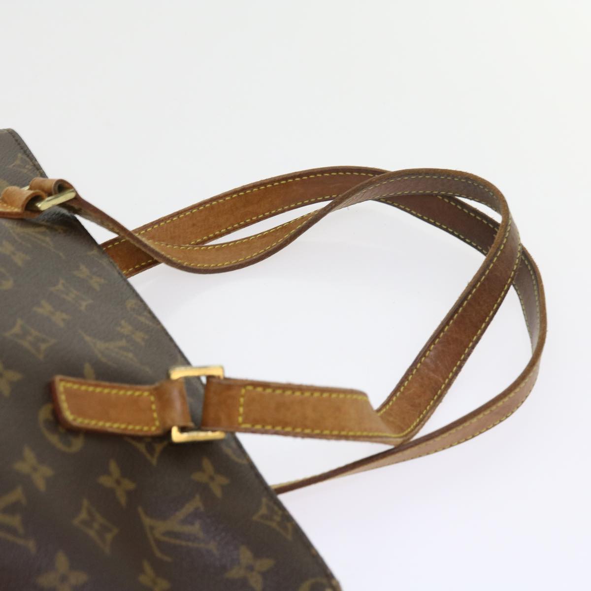 LOUIS VUITTON Monogram Cabas Piano Tote Bag M51148 LV Auth bs9405