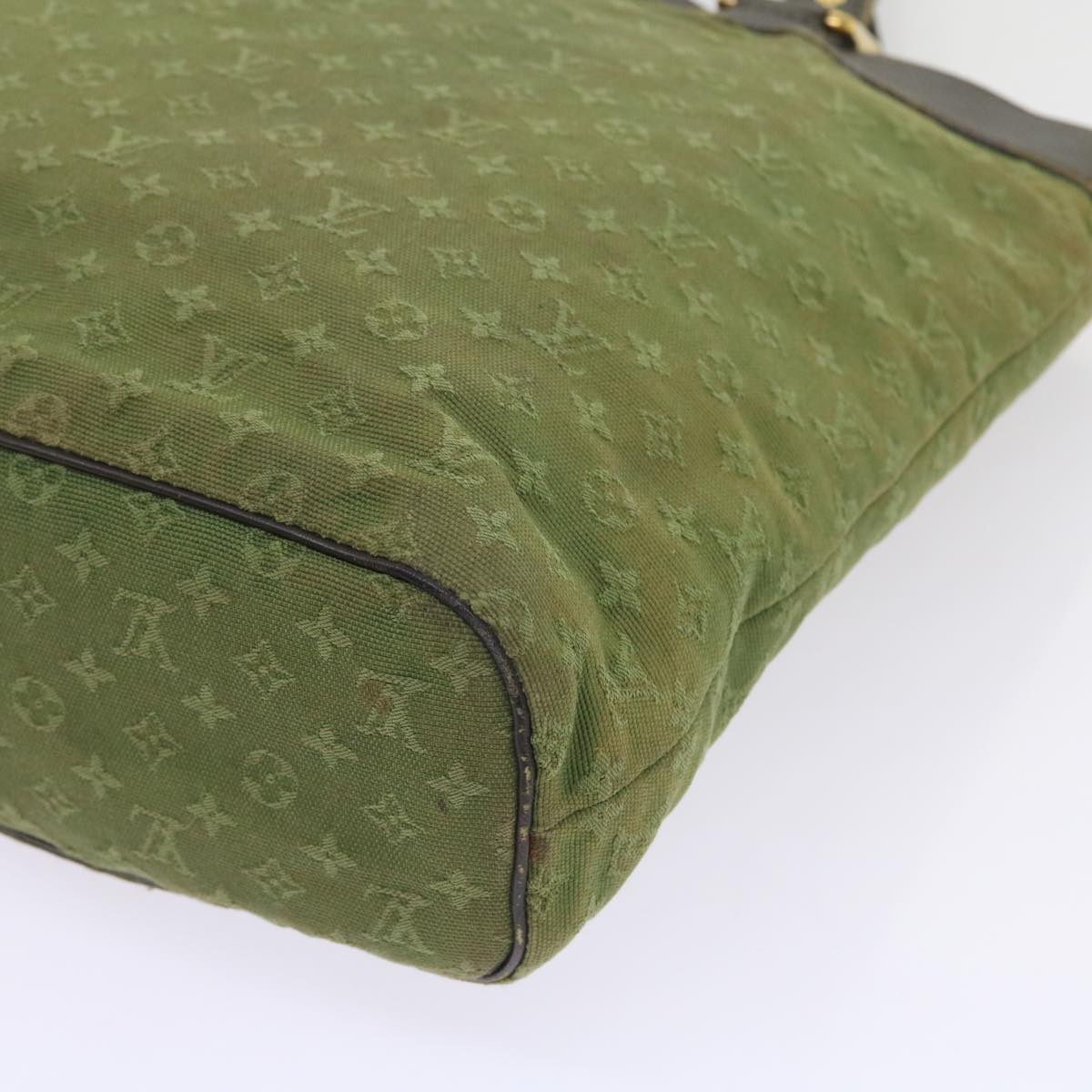 LOUIS VUITTON Monogram Mini Lucille PM Hand Bag TST Khaki M92682 LV Auth bs9428