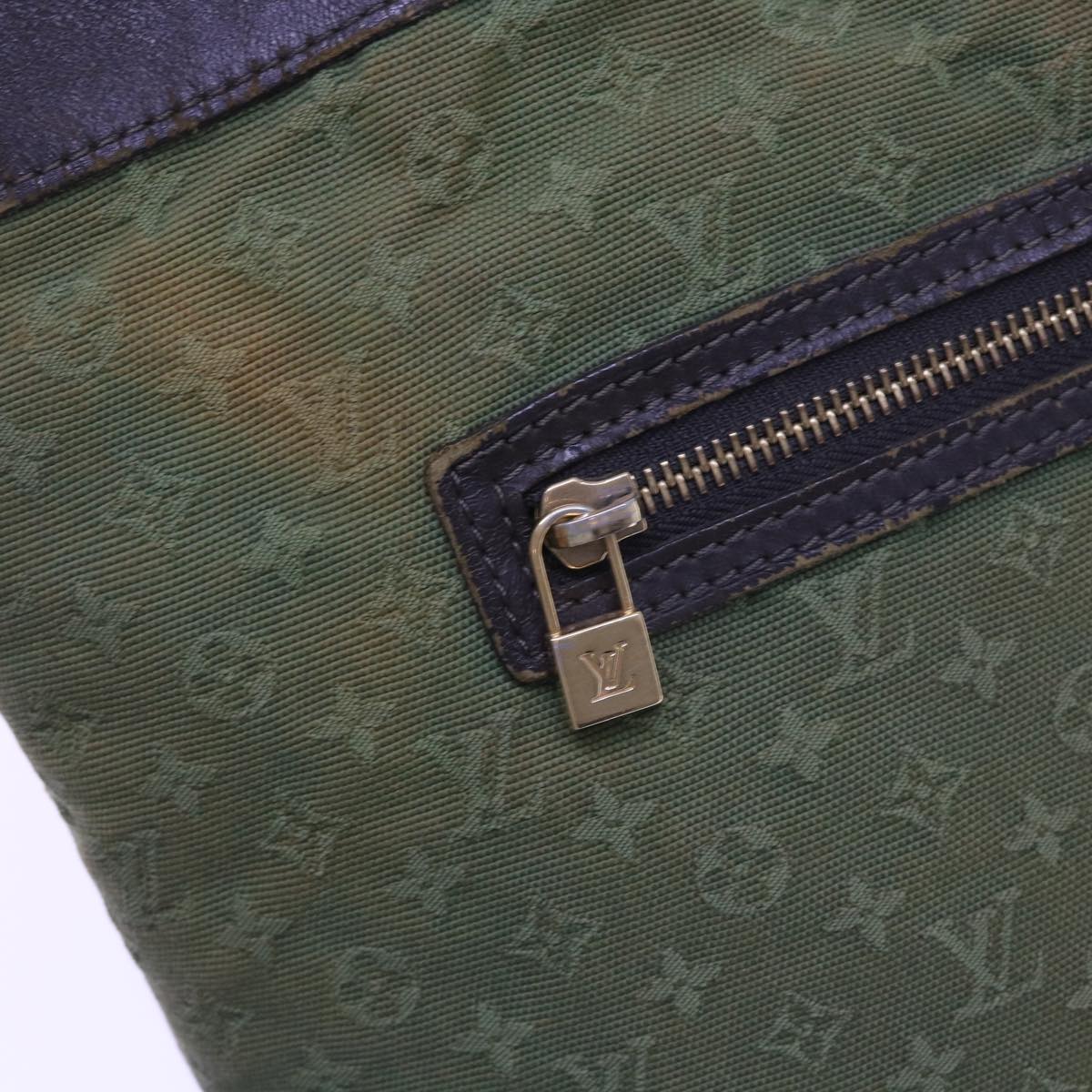 LOUIS VUITTON Monogram Mini Lucille PM Hand Bag TST Khaki M92682 LV Auth bs9428