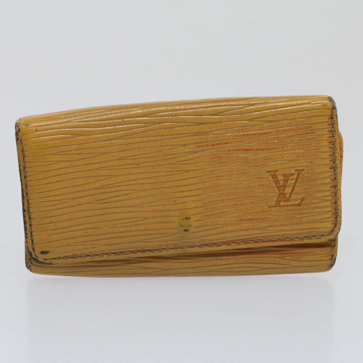 LOUIS VUITTON Monogram Epi Pouch Wallet 10set Red Black yellow LV Auth bs9433