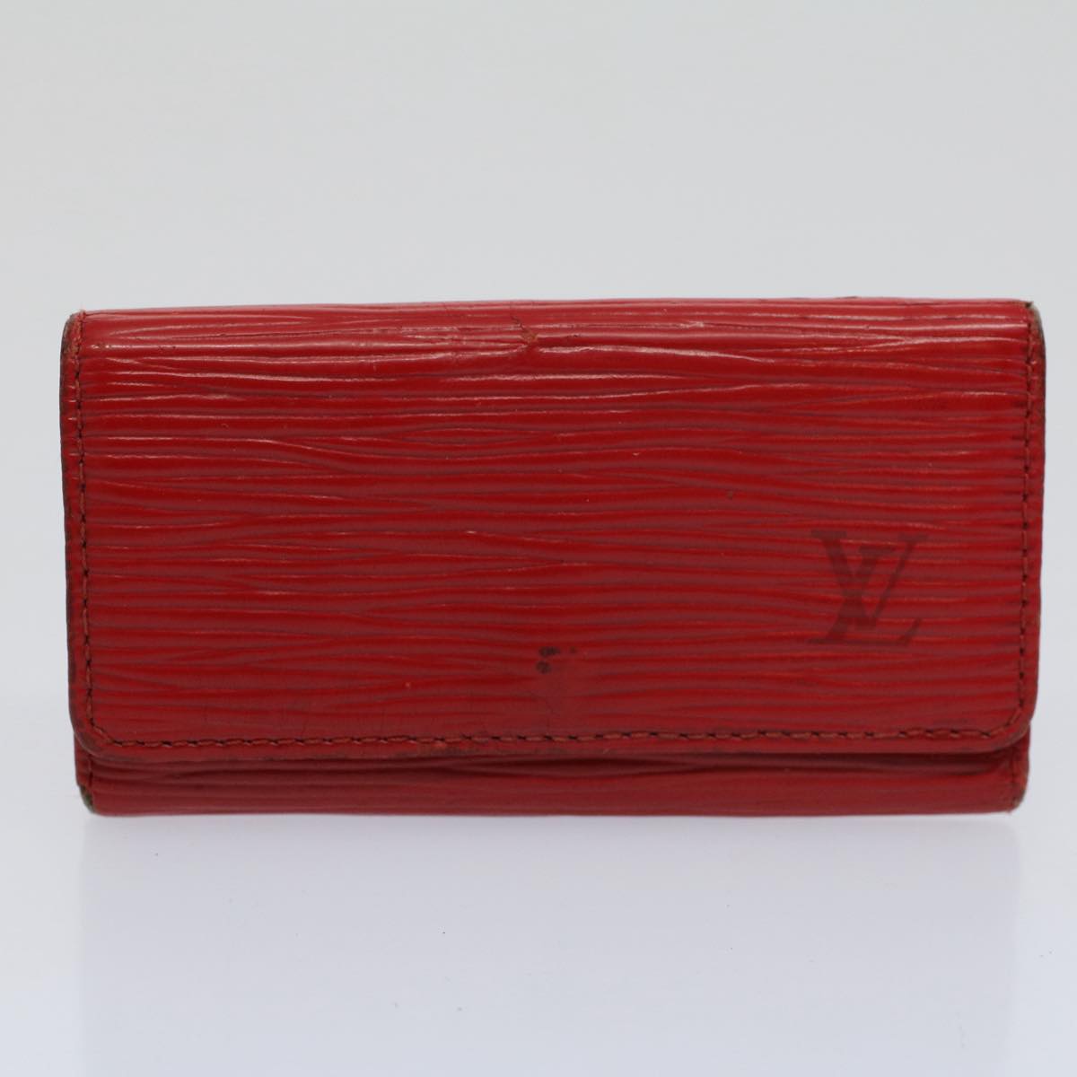 LOUIS VUITTON Monogram Epi Pouch Wallet 10set Red Black yellow LV Auth bs9433