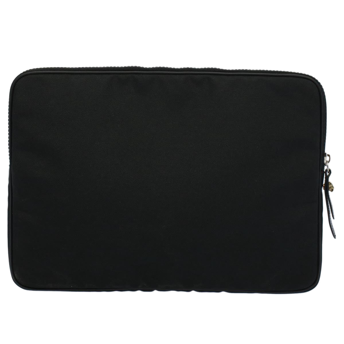 GUCCI Clutch Bag Canvas Black 473884 Auth bs9443